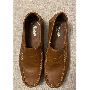 Florsheim Kids Saddle Tan Penny Loafers Memory Foam size 4M